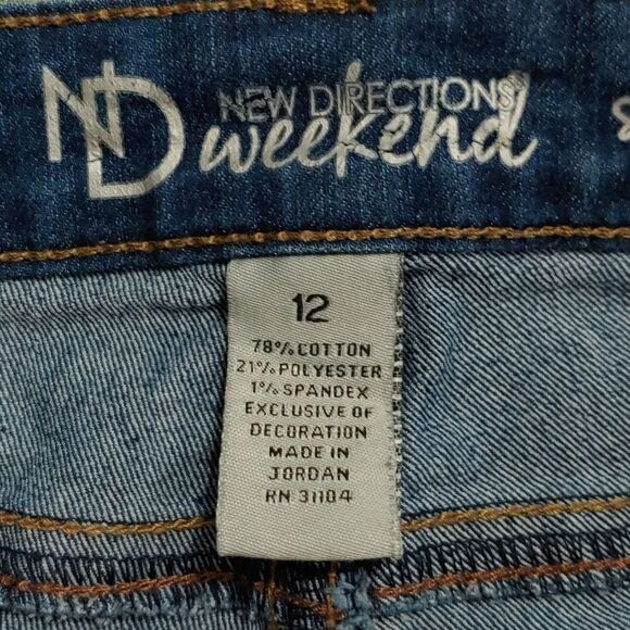 New Directions bermuda Weekend shorts Sz 12 - Picture 4 of 5